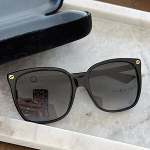 Gucci Black Square Sunglasses